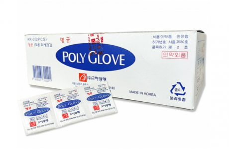 고려양행 멸균폴리글러브 (Poly Glove) M(2매*100포)