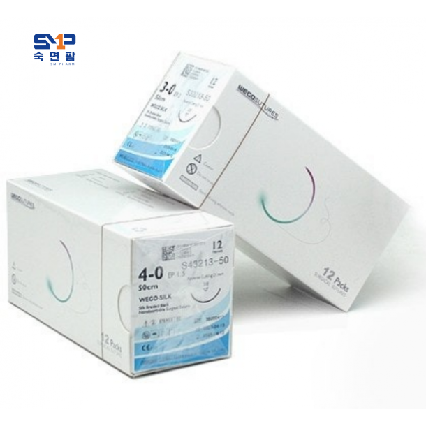 WEGO(블랙실크) S33253-50 (3/0 25mm 3/8 50cm)